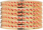 Vaishali Bindi and Bangles Brass, Copper Bangle Set
