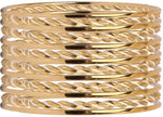 Vaishali Bindi and Bangles Brass, Copper Bangle Set