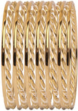 Vaishali Bindi and Bangles Brass, Copper Bangle Set