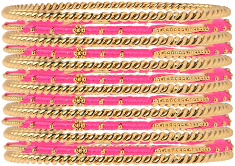 Vaishali Bindi and Bangles Brass, Copper Bangle Set