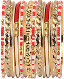 Vaishali Bindi and Bangles Brass, Copper Bangle Set