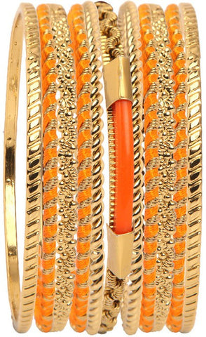 Vaishali Bindi and Bangles Brass, Copper Bangle Set