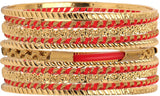 Vaishali Bindi and Bangles Brass, Copper Bangle Set