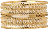 Vaishali Bindi and Bangles Brass, Copper Bangle Set