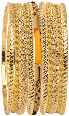 Vaishali Bindi and Bangles Brass, Copper Bangle Set