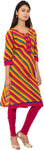 Baalaa Striped Women's Straight Kurta