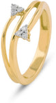 Araanz by Tribhovandas Bhimji Zaveri Delhi Gold Diamond 18K Yellow Gold 18 K Ring