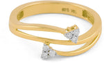 Araanz by Tribhovandas Bhimji Zaveri Delhi Gold Diamond 18K Yellow Gold 18 K Ring