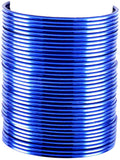 Vidhya Kangan Blue Metal Rhodium Bangle Set