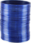 Vidhya Kangan Blue Metal Rhodium Bangle Set