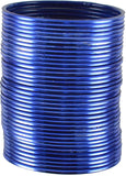 Vidhya Kangan Blue Metal Rhodium Bangle Set
