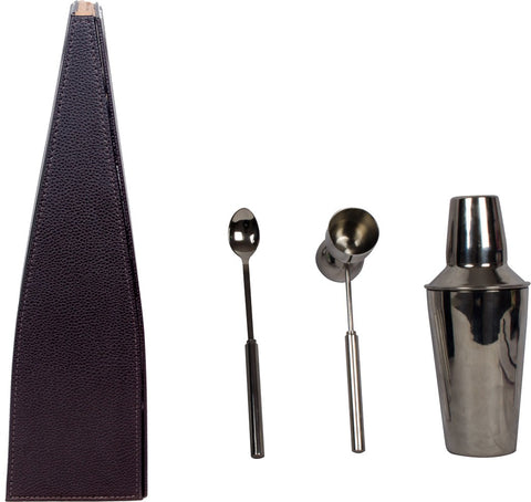 Black Butterfly 4 - Piece Bar Set