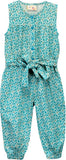 Budding Bees Printed Baby Girl's Jumpsuit