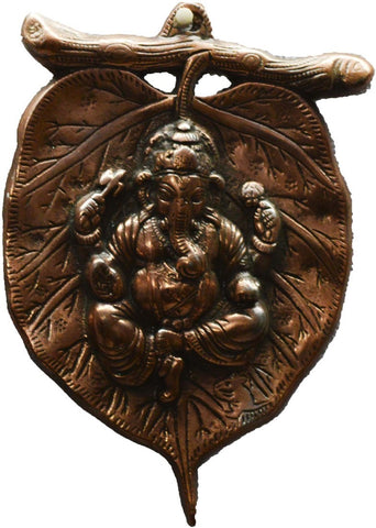 Bagru Crafts Wall hanging of Lord Ganesha Showpiece  -  21.69 cm