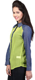 Cool Quotient Women's Solid Casual Shirt