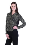 Bonhomie Women's Printed Casual Shirt