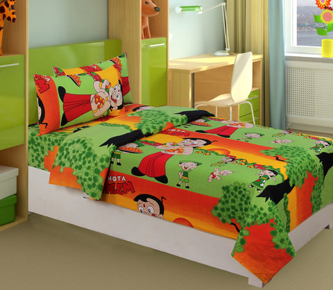 Bela Home Cotton Cartoon Single Bedsheet