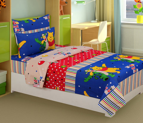 Bela Home Cotton Cartoon Single Bedsheet