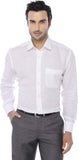 JadeBlue Men's Self Design Formal Linen Shirt