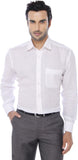 JadeBlue Men's Self Design Formal Linen Shirt
