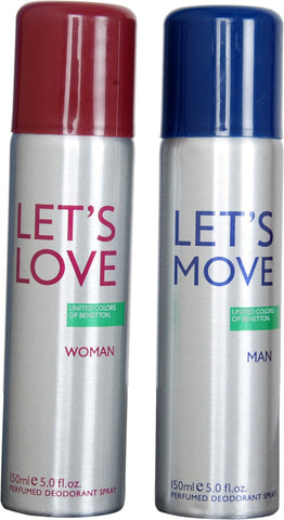 Benetton Lets Love lets moov Gift Set  Combo Set