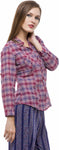 Being Fab Women's Checkered Casual Shirt