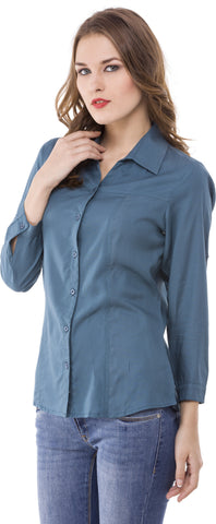 Being Fab Women's Solid Casual Shirt