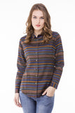 Being Fab Women's Striped Casual Shirt