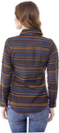 Being Fab Women's Striped Casual Shirt