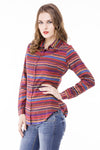 Being Fab Women's Striped Casual Shirt