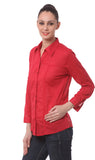 Being Fab Women's Solid Casual Shirt