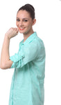 Being Fab Women's Solid Casual Shirt