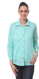 Being Fab Women's Solid Casual Shirt