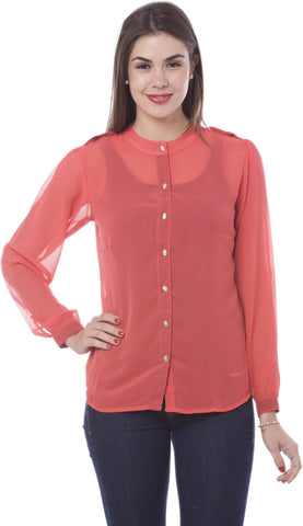Being Fab Women's Solid Casual Shirt