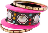 Luxor Alloy Yellow Gold Bangle Set