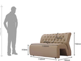 Durian BID/32625/A/2 Leatherette 2 Seater Sofa