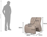 Durian BID/32626/A/1 Leatherette 1 Seater Sofa
