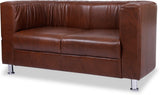 Durian Leatherette 2 Seater Sofa