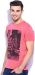 Wrangler Solid Men's Round Neck T-Shirt