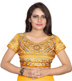 Indian House Cotton Embroidered Blouse Material
