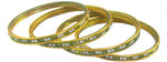 Abqa Hydrabadi Bangle Lac Zircon Bangle