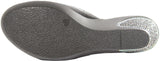 Belson Black High Quality Comfort Slip-On Women Wedges
