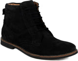 Kielz Men-Black-Suede Leather Boots