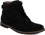 Kielz Men-Black-Suede Leather Boots