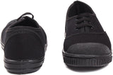 Pu-Right Tennis-Black School Shoes