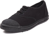 Pu-Right Tennis-Black School Shoes