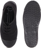 Pu-Right Tennis-Black School Shoes