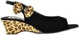 TEN Suade Black Women Wedges