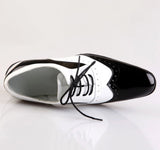 Taurus Black & white Lace Up