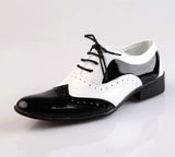 Taurus Black & white Lace Up